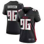 Women's Atlanta Falcons Zach Harrison #96 Black Team Game Jersey
