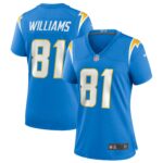 Mike Williams Los Angeles Chargers  Women's Game Jersey - Powder Blue