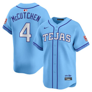 Andrew McCutchen #4 Texas Rangers 2026 City Connect Vapor Premier Limited Jersey - All Stitched