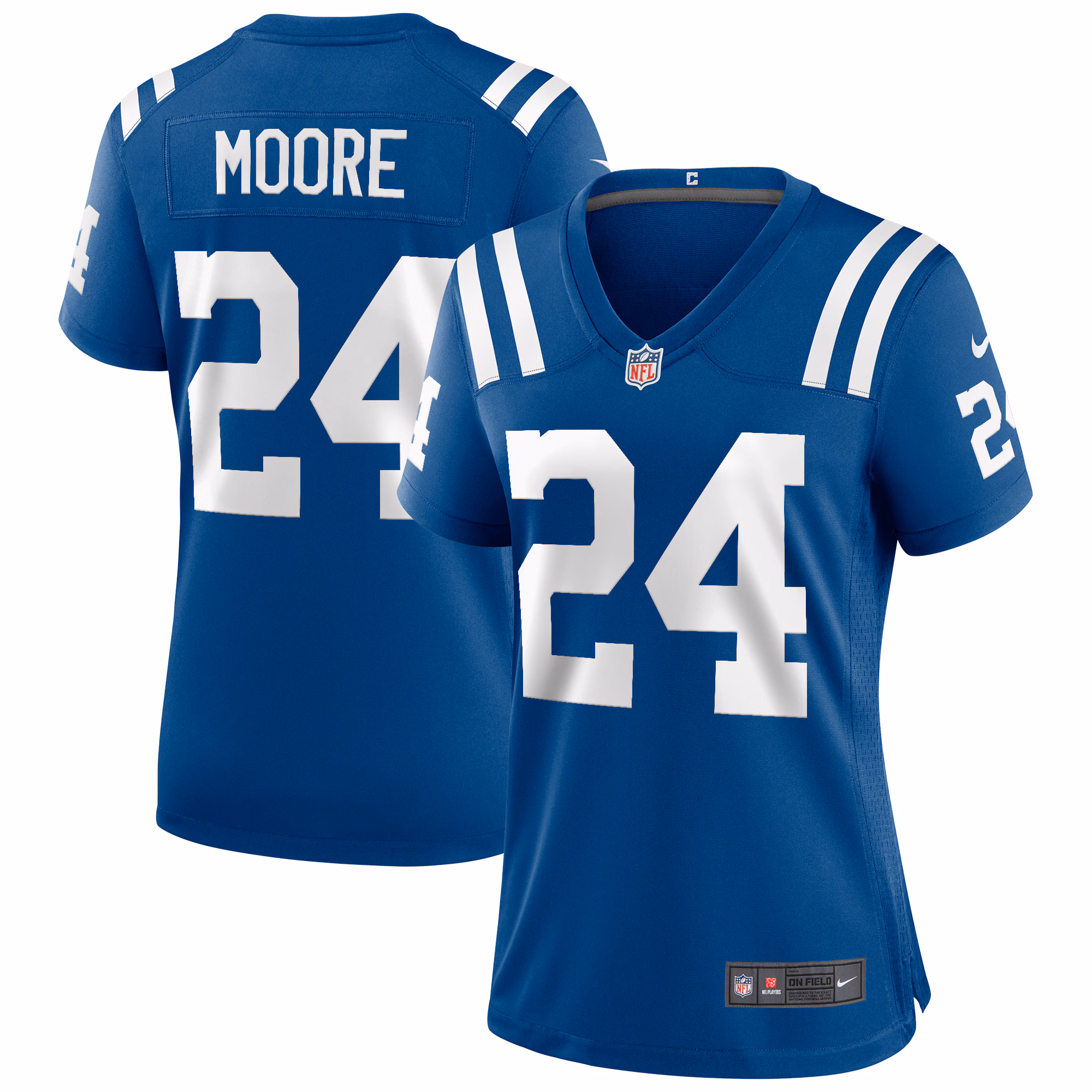 Lenny Moore Indianapolis Colts Women's Game Retired Player Jersey - Royal
