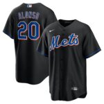 Men's New York Mets Pete Alonso  Black 2022 Alternate Replica Player Jersey