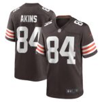 Akins Cleveland Browns Team Game Jersey -  Brown