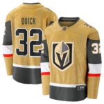 Jonathan Quick Vegas Golden Knights Home Breakaway Jersey - Gold