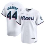Men's Miami Marlins Jesus Luzardo  White Home Limited Player Jersey