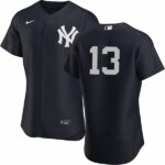 Men's New York Yankees #13 Joey Gallo  Black Alternate Flex Base Jersey