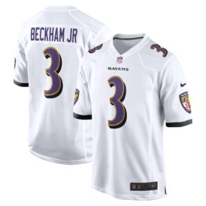 Odell Beckham Jr. Baltimore Ravens  Game Jersey - White