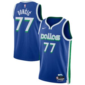 Luka Doncic Dallas Mavericks Unisex 2022/23 Swingman Jersey - City Edition - Blue