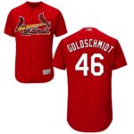 St. Louis Cardinals #46 Paul Goldschmidt Red Flexbase Collection Stitched Jersey
