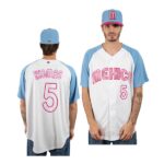 Mexico Baseball Alek Thomas 2023 World Baseball Classic White Blue Jersey