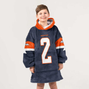 Kid P.S 2 Denver Football Unisex Blanket Hoodie