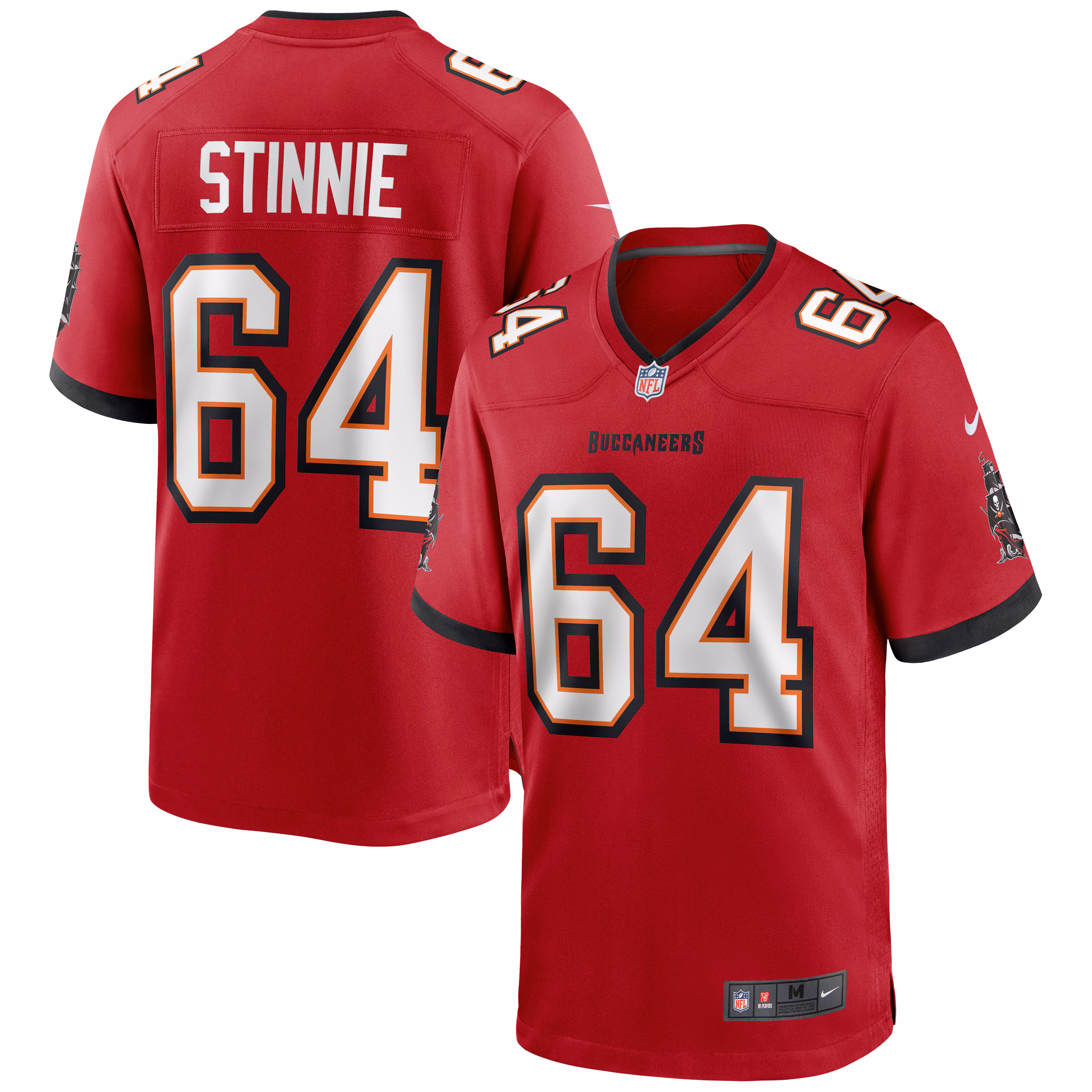 Aaron Stinnie Tampa Bay Buccaneers Game Jersey - Red