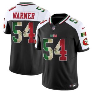 Fred Warner # 54 San Francisco 49ers Mexico Vapor Limited Jersey V4 - All Stitched