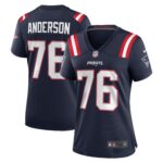 Calvin Anderson New England Patriots Women's Game Jersey - Navy