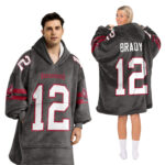 Adult 12 Tampa Bay Football Unisex Blanket Hoodie