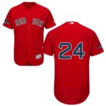 Boston Red Sox #24 David Price Red Flexbase Collection 2018 World Series Champions Stitched Jersey