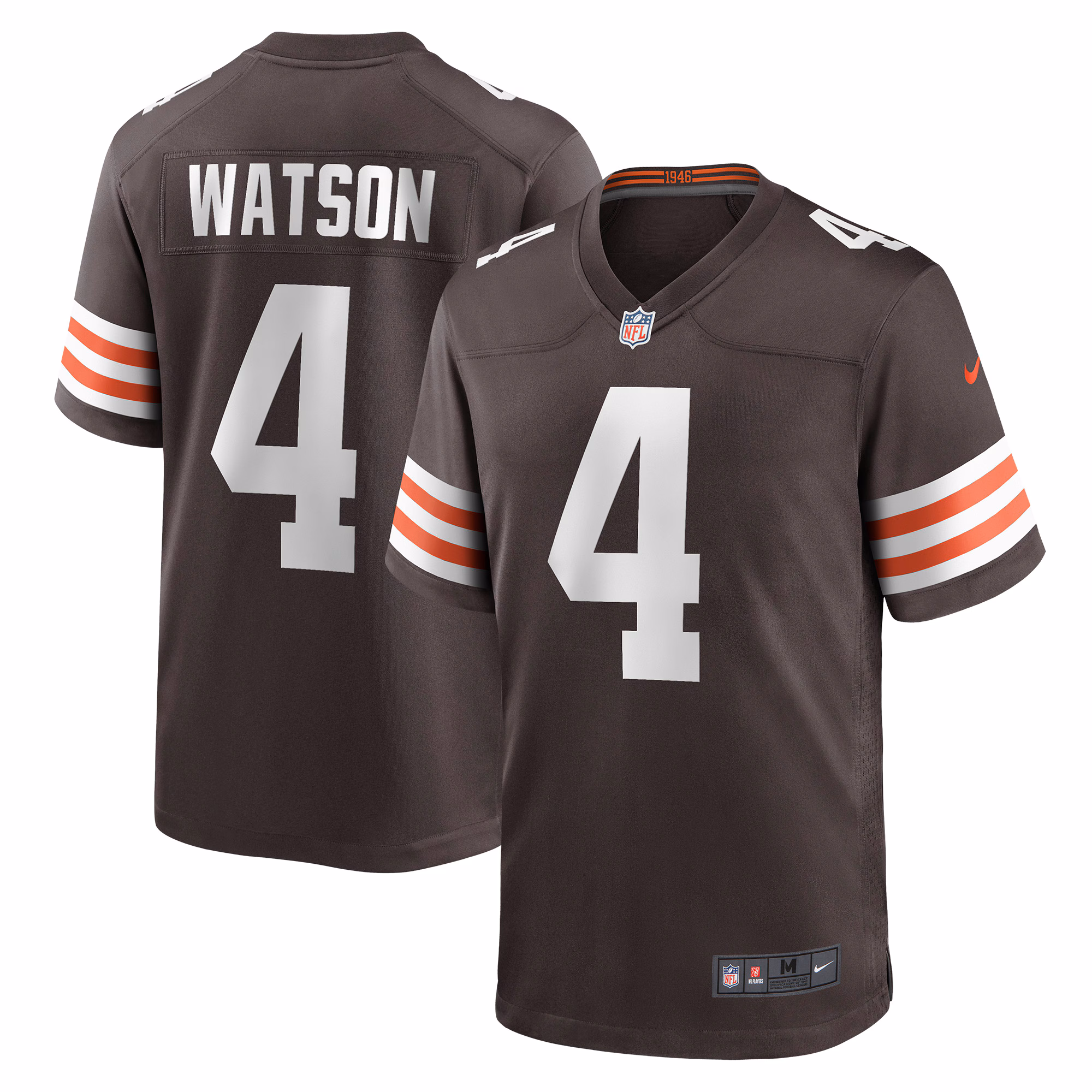 Deshaun Watson Cleveland Browns Game Jersey - Brown