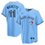 Men's Toronto Blue Jays Bo Bichette  Powder Blue Alternate Replica Player Name Jersey