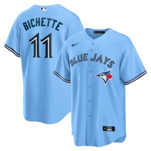 Men's Toronto Blue Jays Bo Bichette  Powder Blue Alternate Replica Player Name Jersey