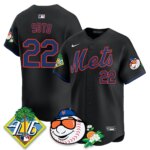 Juan Soto #22 New York Mets Spring Training Vapor Limited Jersey - All Stitched