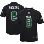 Aaron Rodgers New York Jets  Youth Fashion Game Jersey - Black