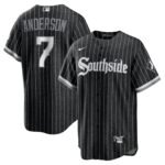 Men's Chicago White Sox Tim Anderson  Black City Connect Replica Player Jersey