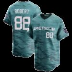 Men's American League #88 Luis Robert Jr.  Teal 2023 All-Star Limited Cool Base Jersey