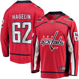 Carl Hagelin Washington Capitals Replica Player Jersey - Red