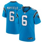 Baker Mayfield Carolina Panthers  Alternate Player Game Jersey - Blue