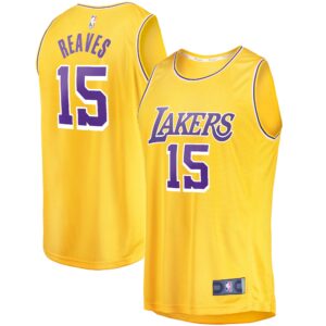 Austin Reaves Los Angeles Lakers  Fast Break Player Jersey - Icon Edition - Gold