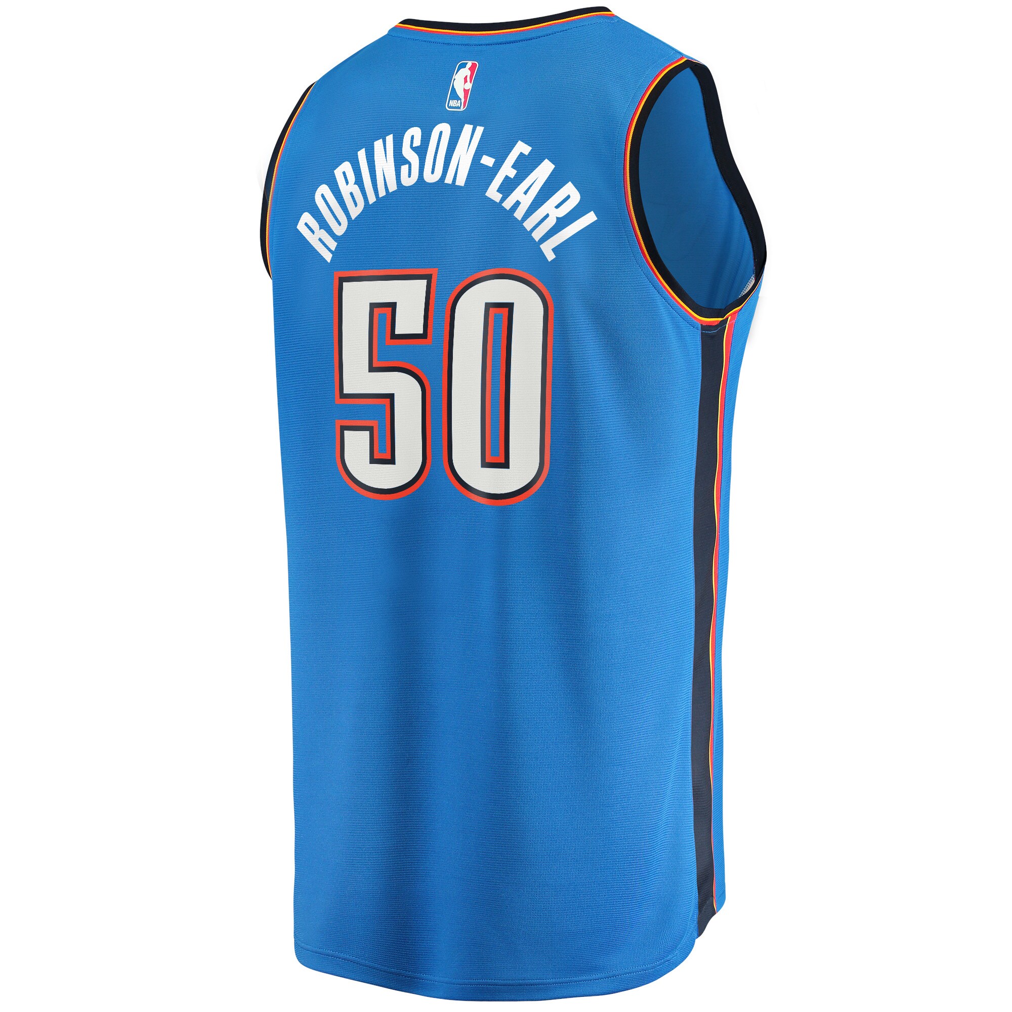 Jeremiah Robinson-Earl Oklahoma City Thunder 2021/22 Fast Break Replica Jersey - Icon Edition - Blue - Image 2