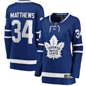 Auston Matthews Toronto Maple Leafs Women's Home Breakaway Player Jersey - Royal