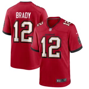 Tom Brady Tampa Bay Buccaneers  Game Player Jersey - Red