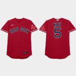 Men's Boston Red Sox #5 Enrique Hernandez Nickname 2021 Players' Weekend Kike Cool Base Jersey - Red