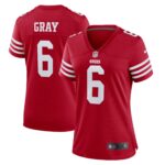 Danny Gray San Francisco 49ers  Women's Game Player Jersey - Scarlet