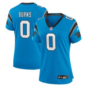 Brian Burns Carolina Panthers  Women's Alternate Game Jersey - Blue