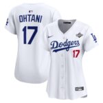 Shohei Ohtani #17 Los Angeles Dodgers Women's 2025 World Series Home Limited Jersey - White