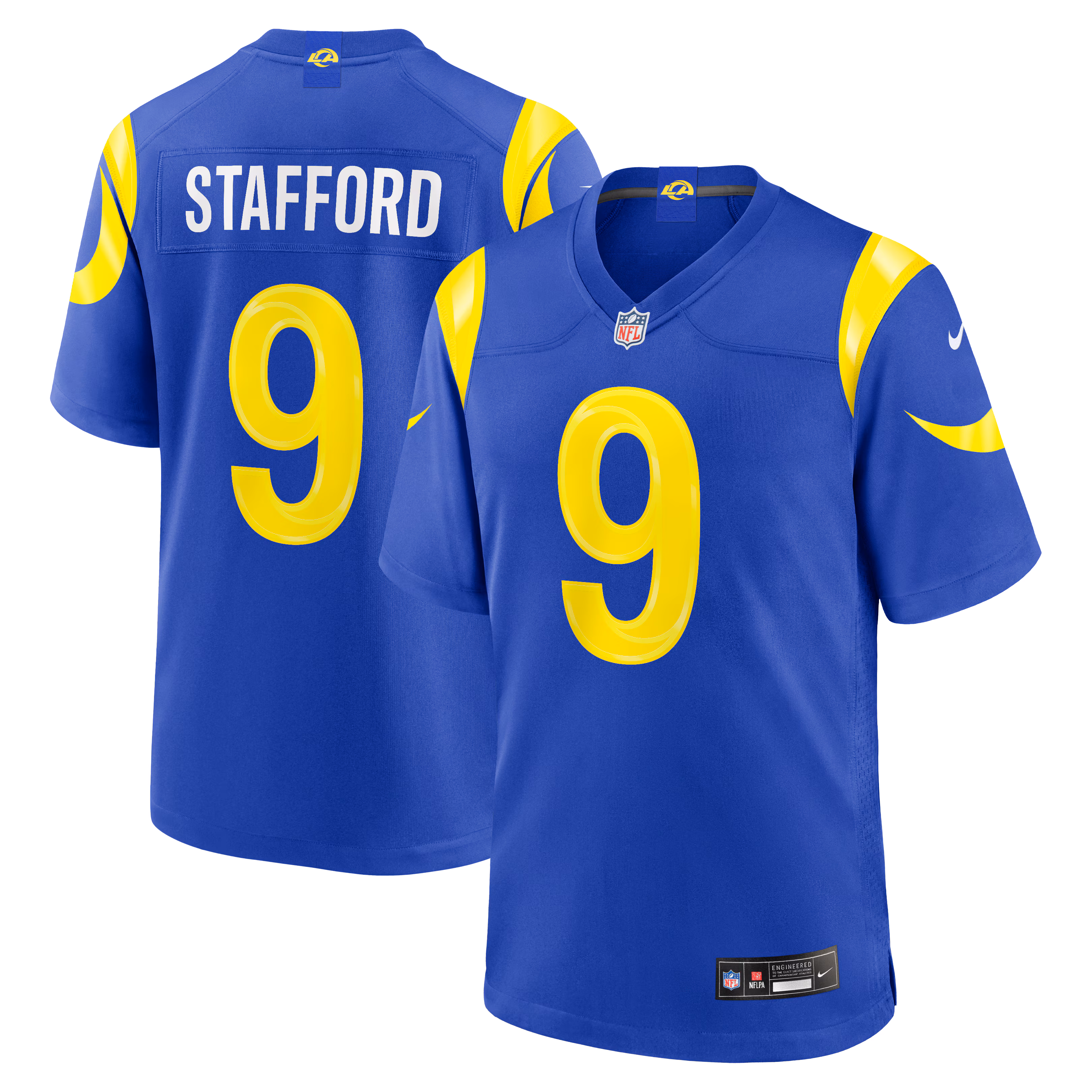 Los Angeles Rams Matthew Stafford #9 Royal Team Game Player Jersey