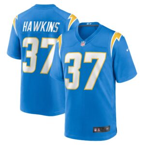 Jaylinn Hawkins Los Angeles Chargers  Game Jersey -  Powder Blue