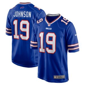 KeeSean Johnson Buffalo Bills  Home Game Player Jersey - Royal