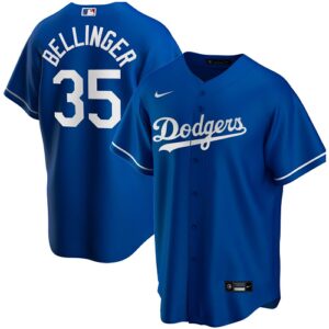Men's  Los Angeles Dodgers #35 Cody Bellinger Royal Alternate 2020 Jersey