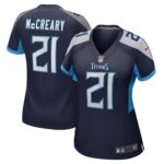 Roger McCreary Tennessee Titans  Women's Game Player Jersey - Navy