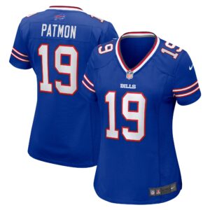 Dezmon Patmon Buffalo Bills  Women's Game Player Jersey - Royal
