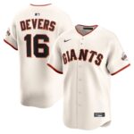 Men's San Francisco Giants Rafael Devers #16 Cream Home Limited Player Jersey