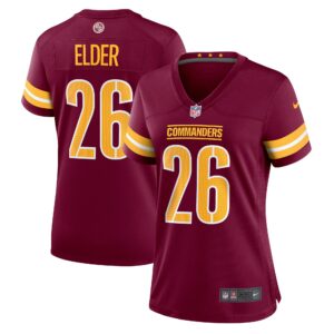Corn Elder Washington Commanders  Women's Game Jersey - Burgundy