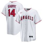 Los Angeles Angels Logan O'Hoppe #14 White Home Replica Jersey