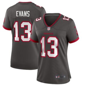 Mike Evans Tampa Bay Buccaneers Women's Alternate Game Jersey - Pewter