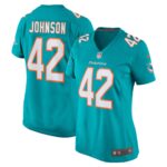 Alexander Johnson Miami Dolphins Women's  Game Jersey -  Aqua