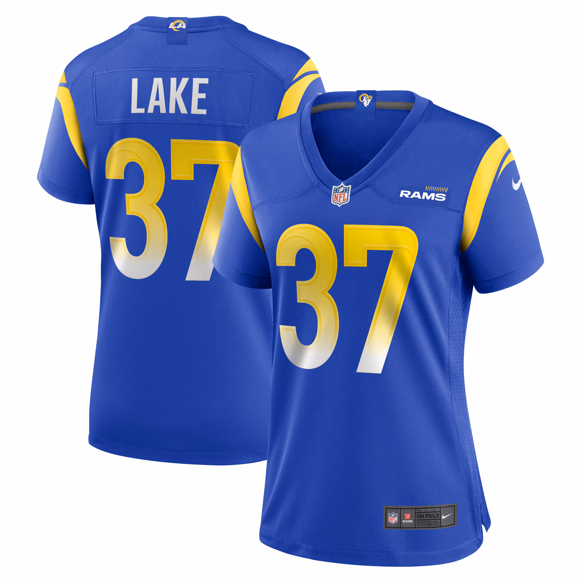 Quentin Lake Los Angeles Rams Women's Game Player Jersey - Royal