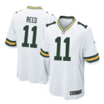 Green Bay Packers #11 Jayden Reed Away Game Jersey-White