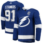 Steven Stamkos Tampa Bay Lightning  Home Captain Patch Primegreen Authentic Pro Player Jersey - Blue